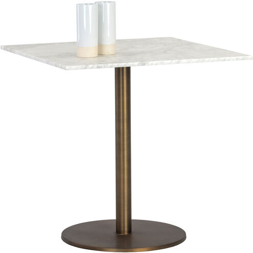 Enco White / Antique Gold Bistro Table